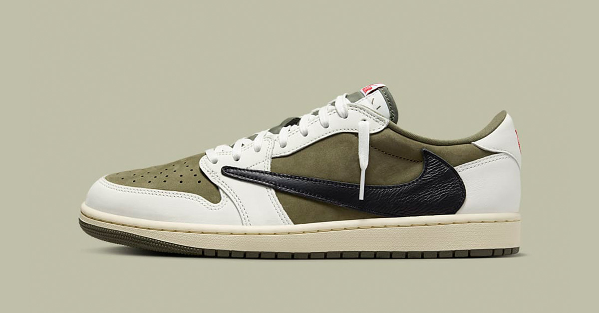 Travis Scott and Jordan Brand Announce Second "Medium Olive" Air Jordan 1 Low for 2024